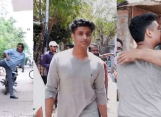 അച്ഛന്റെ ആക്ഷൻ രംഗത്തിൽ മകന്റെ അരങ്ങേറ്റം; ഗോകുൽ സുരേഷിന് പിന്നാലെ അനിയനും സിനിമയിലേക്ക്..!!