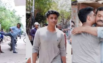 അച്ഛന്റെ ആക്ഷൻ രംഗത്തിൽ മകന്റെ അരങ്ങേറ്റം; ഗോകുൽ സുരേഷിന് പിന്നാലെ അനിയനും സിനിമയിലേക്ക്..!!