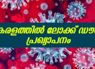 സംസ്ഥാനത്ത് ഇന്ന് 28 പേർക്ക് കോവിഡ് സ്ഥിരീകരണം; കേരളത്തിൽ ലോക്ക് ഡൌൺ പ്രഖ്യാപനം..!!