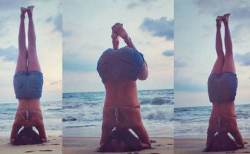 ശീർഷാസനമൊക്കെ ദേ ഇത്രേയുള്ളൂ; യോഗാ ചിത്രങ്ങൾ പങ്കുവച്ച് മലയാളത്തിന്റെ പ്രിയ നായിക; പോസ്റ്റ് വൈറൽ..!!